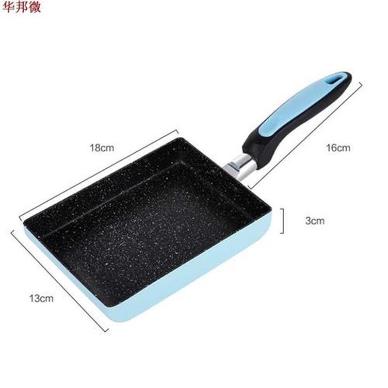 Casserole antiadhésive sans fumée en acier ino