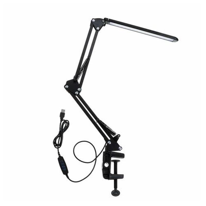 56LED USB Desk Lamp Work Reading Adjustable Folding Clip-on