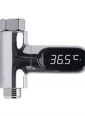 New Led Display Water Shower Thermometer Self-generating