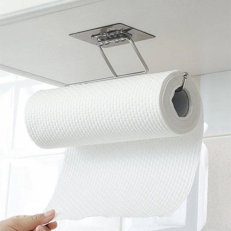 27cm Kitchen Rag Paper Storage Rack Hanger Holder Tissue Tow