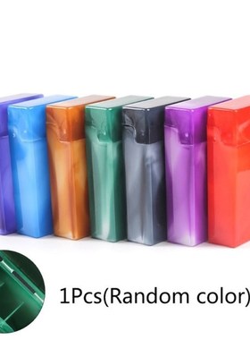 King Size Box Flip to Open Plastic Cases Marbled Multi Color