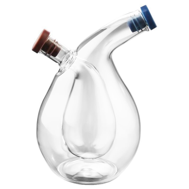 Kitchen Two-in-One Oil Dispenser Design Vinegar Cruet Olive