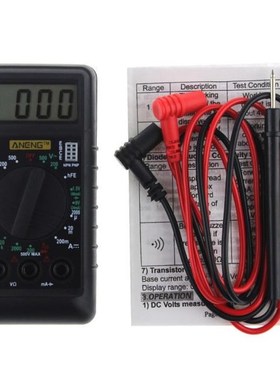 Mini Digital Multimeter With Buzzer Overload Protection Pock