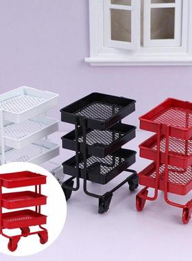 Solid Color  Amusing Dollhouse Floor Wrought Iron Shelf