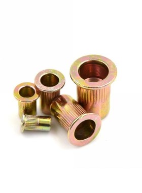 20Pcs M3 M4 M5 M6 M8 Zinc Plated Carbon Steel Knurled Nuts R