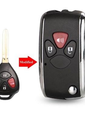 jinyuqin 2/3/4 Buttons pdated Flip Remote Key Case  Toyota A