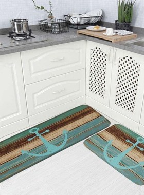 Kitchen Mat Bedroom Entrance Doormat Bathroom Flannel Bath M