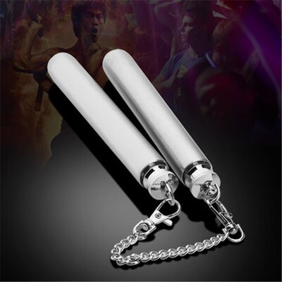 Nunchakus shape Stainless Steel Hip Flask Liquor Wh