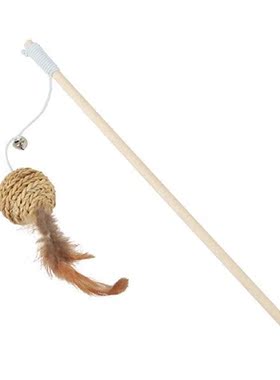 Cat Toy Feather Stick Toy For Cats Kittens Interactive Cat