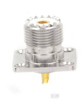 10X Female SO-239 Jack Square Shape Solder Cup Coax Connecto