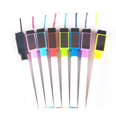 Whiteboard-Pen Magnet-Erasable Drawing School-Supplies And 8
