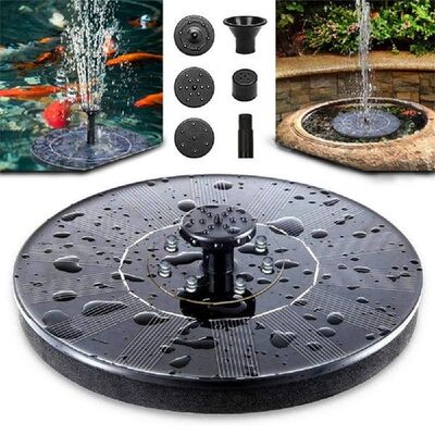Mini Solar Water Fountain Pool Pond Waterfall Fountain Garde