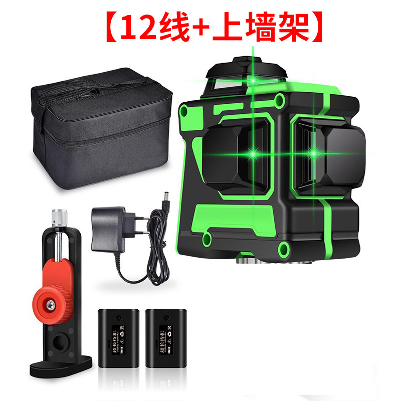JOYLIVE Glistening Green 12-Line Laser Level Meter Automatic