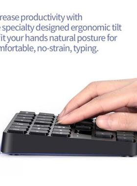 2.4GHz Wireless Keyboard 35-key Multimedia Rechargeable Keyp