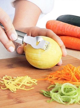 Lemon Peeler Stainless Steel Lemon Zester Grater Lime Orange
