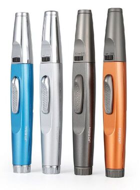 Blue Flamethrower Blue Outdoor Windproof Straight Butane