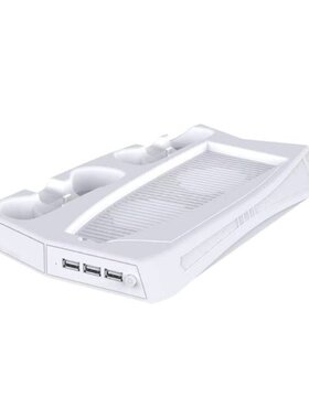 For PS5 Vertical Stand with Cooling Fan Dual Controller Char
