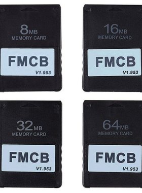 FMCB v1.953 Card Memory Card for PS2 2 Free McBoot Card 8 16
