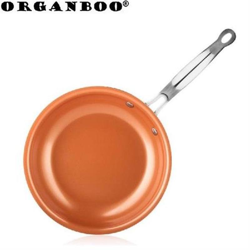 ORGANBOO 1PC Non-stick Aluminum Alloy Copper Frying Pan
