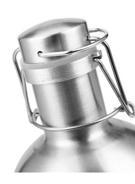 2L Stainless Steel Homebrew Beer Growler Secure Swing Top Li