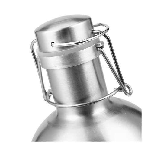 2L Stainless Steel Homebrew Beer Growler Secure Swing Top Li