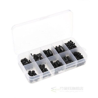 180Pcs/lot M3 Female Male Hex Nylon Standoff Spacer Column