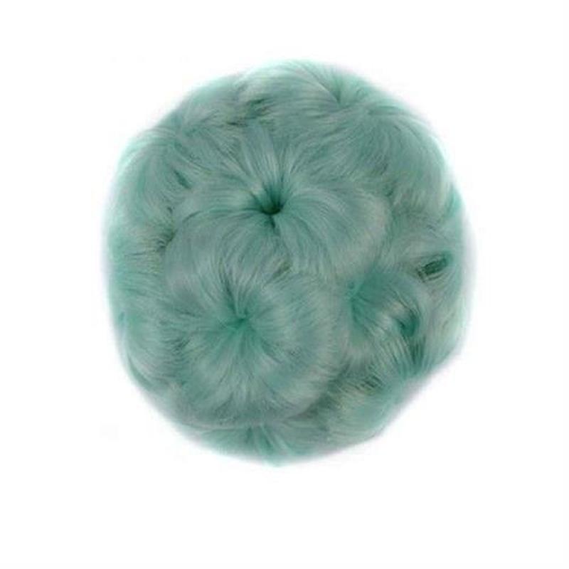 Multi Colors Messy Wavy Curly Hair Extensions Scrunchies