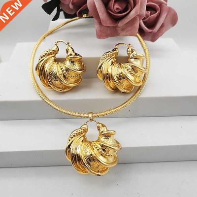 Earrings and Pendant Set For Women Necklace Fashion Jewelry