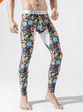 New Men's Cotton Fashion Long Johns Winter Warm Prin