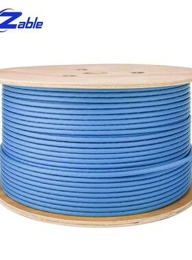Cat6a Ethernet Cable S/FTP Installation Double Shield Solid