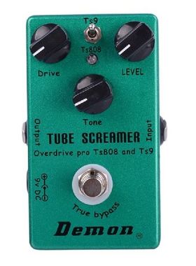 Demonfx Tube Screamer Guitar Effect Pedal 2 in 1 Overdrive