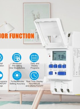 15A Digital LCD Power Programmable Timer Switch Relay 16A Am