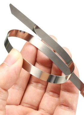 20pcs 20 Inch Stainless Steel Cable Zip Ties 0.4 Inch Width