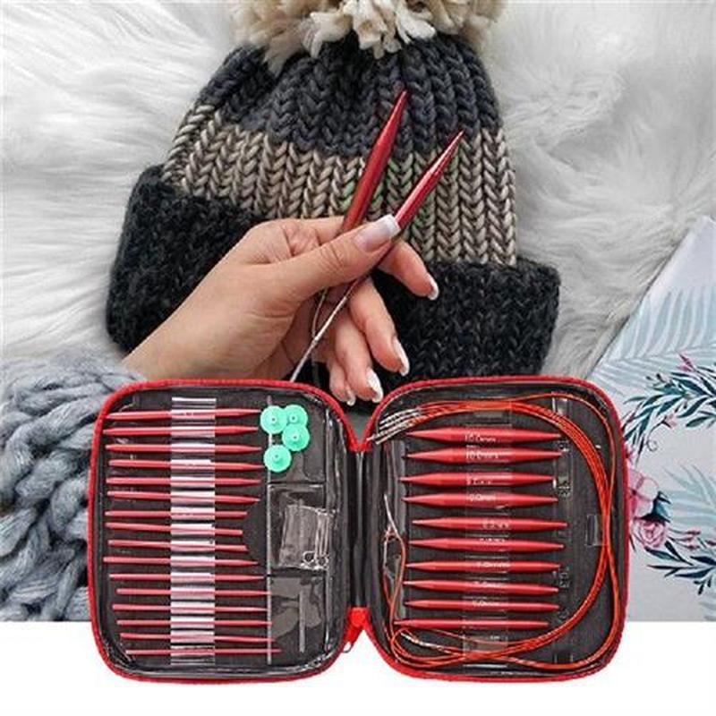 13 Pairs Knitting Tools Sweater Needles Hand Sewing Crochet