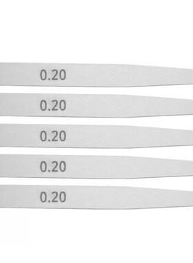 5pcs 0.2 Stainless Steel Feeler Gauge Ruler Welding Inspecti