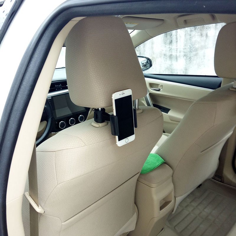 Car Rear Seat Headrest Mobile Phone Holder Car Accessories C