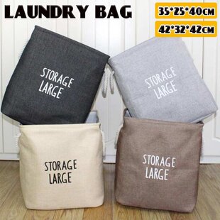 Big Capacity Laundry Clothing Basket Water-Resistance Bin Co