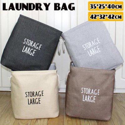 Big Capacity Laundry Clothing Basket Water-Resistance Bin Co