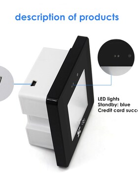 QR Code RFID Reader 125khz ID 13.56mhz IC access control ca
