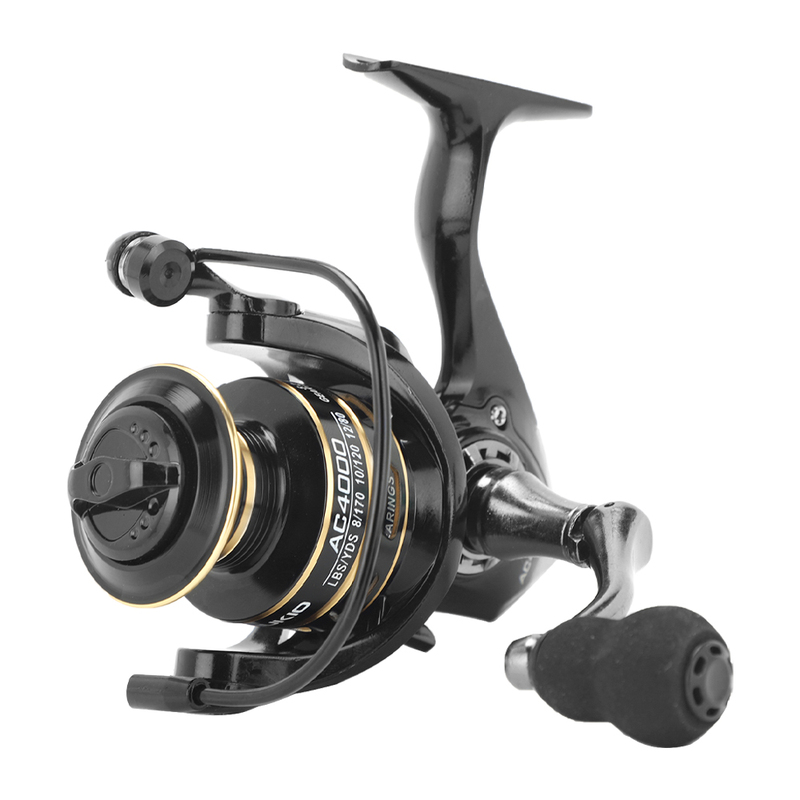 DEIO Fishing Spinning Reel With Metal Spool Handle 5.2:1 Gea