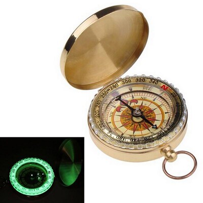Pocket Compass Navigation Tools Watch Style Bronzing Antique