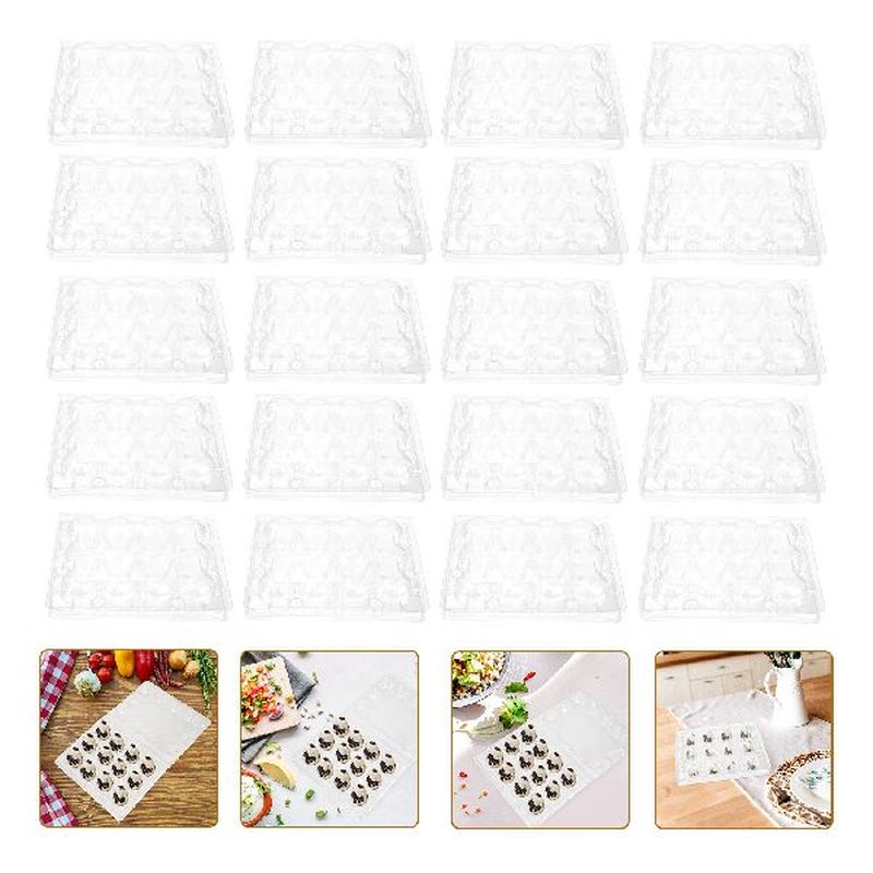 Egg Quail Eggs Cartons Small Storage Holder Container Trays