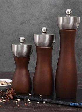 Strong justable Ceramic Grinder Core Wood Spice Mill Home