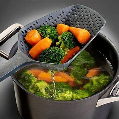 1 Piece Large Nylon Strainer Scoop Colander Kitchen Accessor