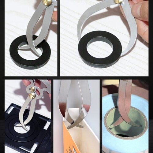 Feeler Gauge Stainless Steel Gap Thickness Wooden Tenon Gaug
