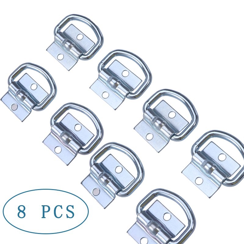 8pcs  railer Accessories ie Down D Ring Load Anchor ged Lash