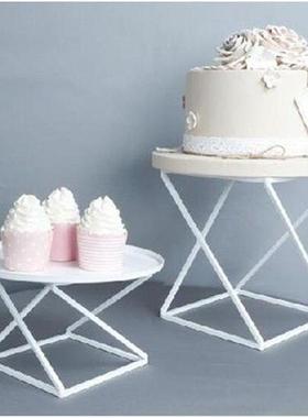 S M Geometric Rack for Wedding Cake Plates Holder