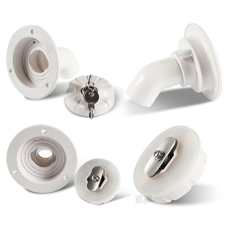 Rubber Lockable Leakproof Fresh Water Inlet Motorhome Camper
