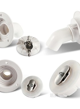 Rubber Lockable Leakproof Fresh Water Inlet Motorhome Camper