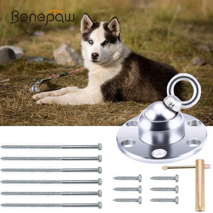 Benepaw Pet Tie Out Stake 360 Swivel Holds 680kg Of Pull